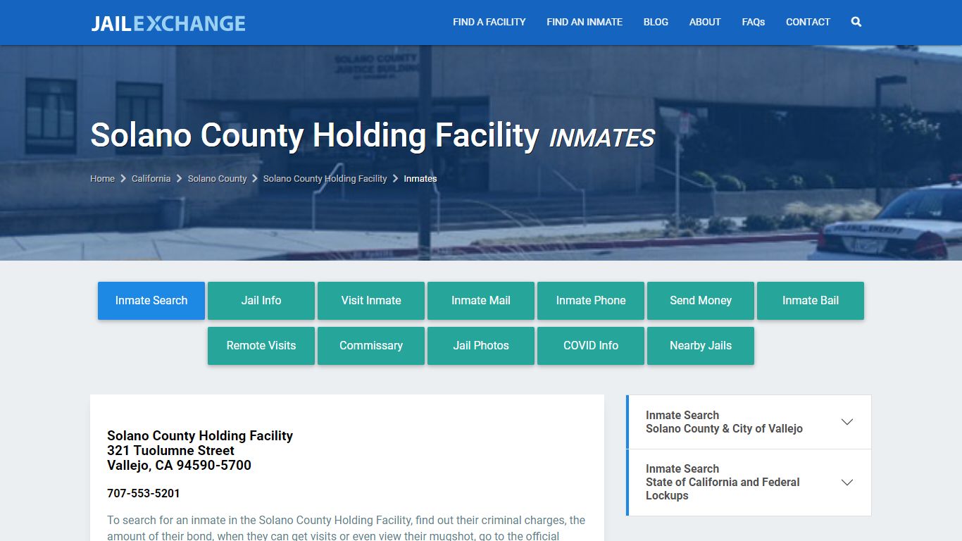 Solano County Jail Inmates | Arrests | Mugshots | CA